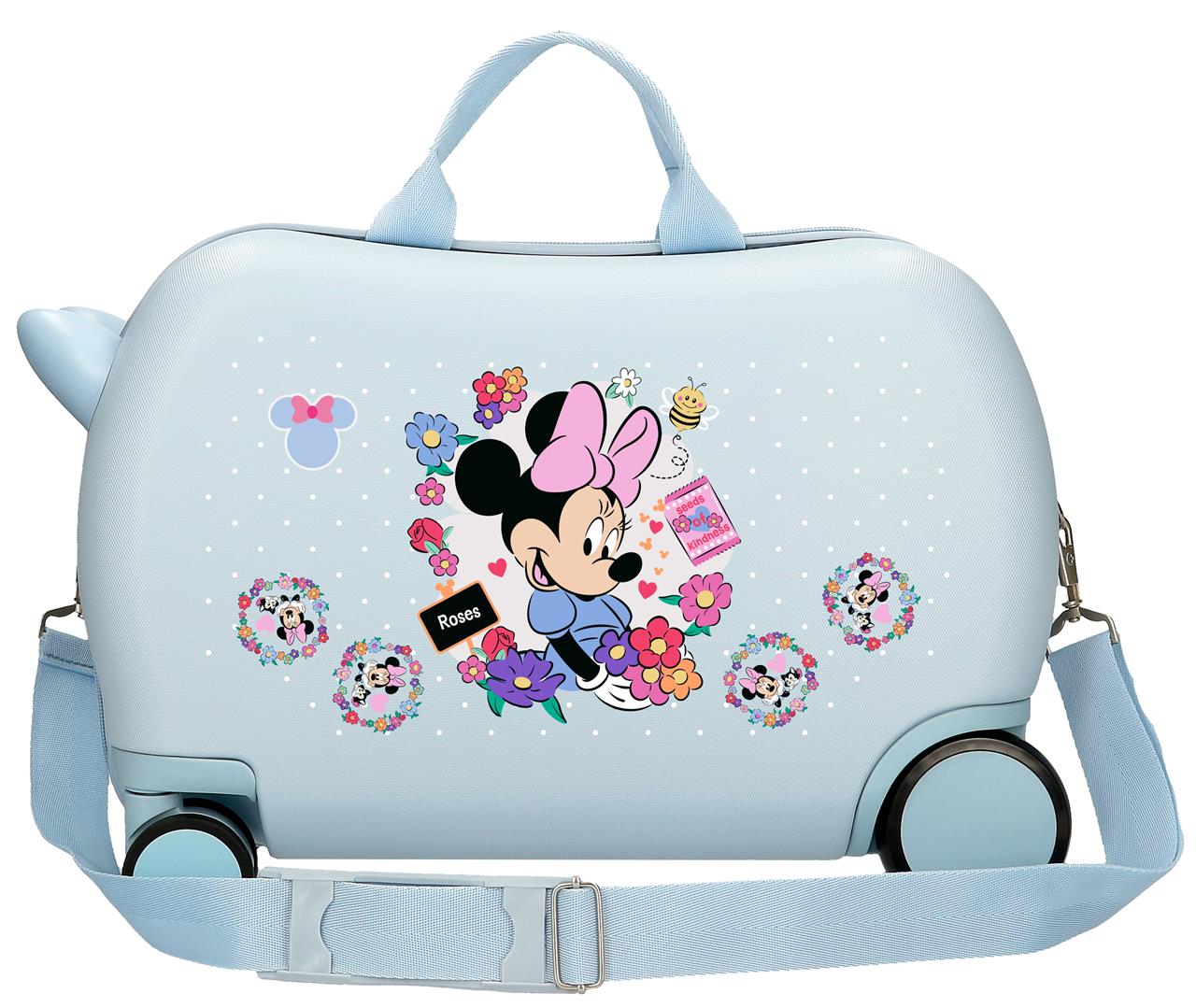 4311011 ABS INF. Kuffert 4 R. (2 MULTI.) 45CM. MINNIE FLOWERS AZ