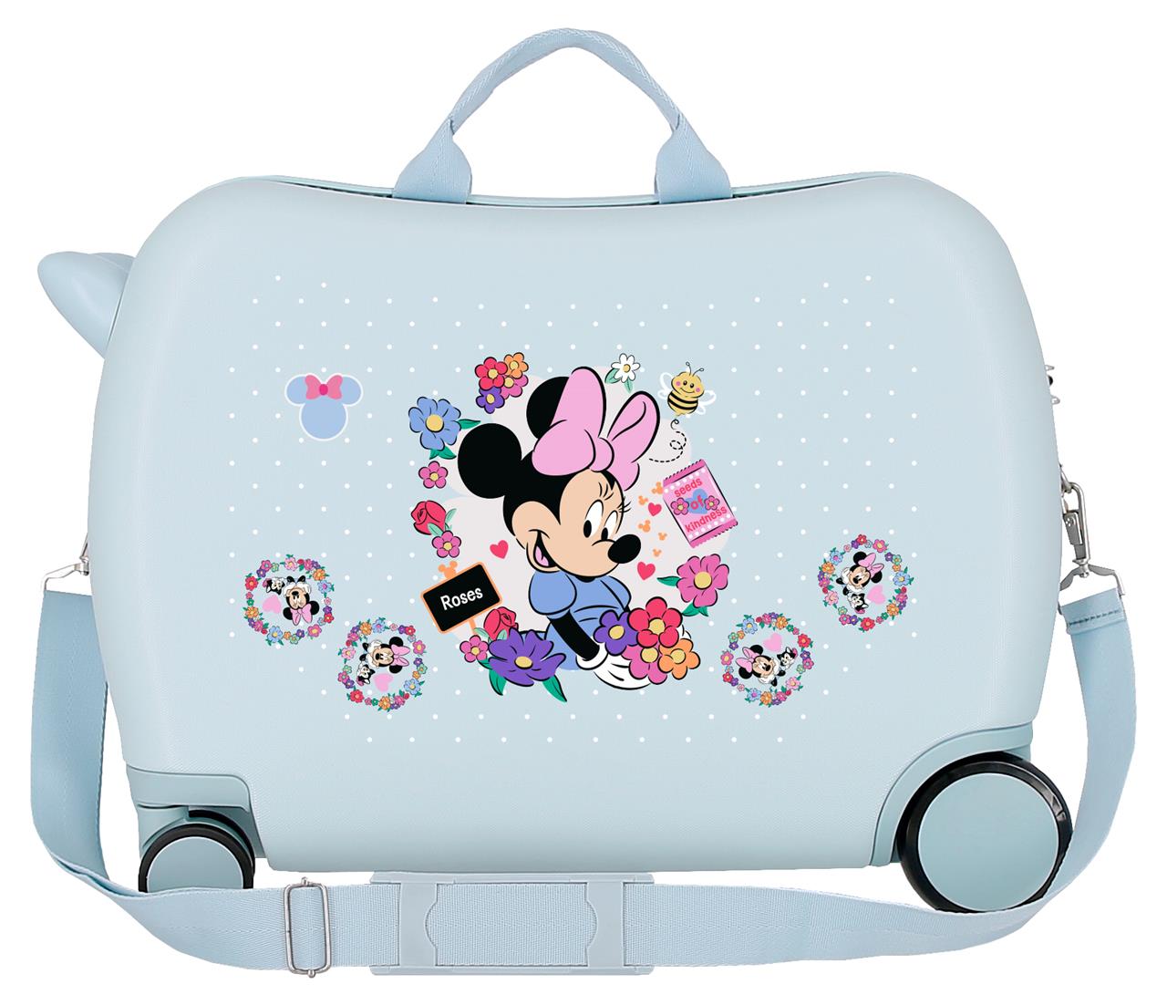 4319811 LOWER SUITCASEABS 4R.(2 MULTI.) 50CM. MINNIE FLOWERS AZ