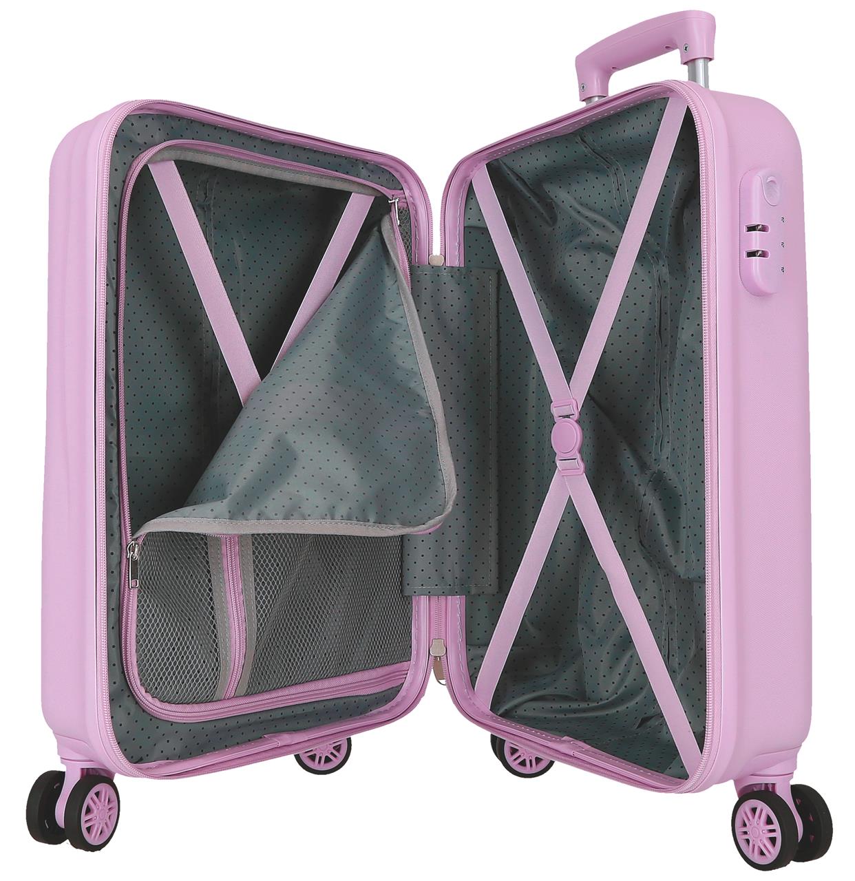 4331411 SET/2 TROLLEY ABS 55-65CM. 4R. FROZEN NESTE JUNTO