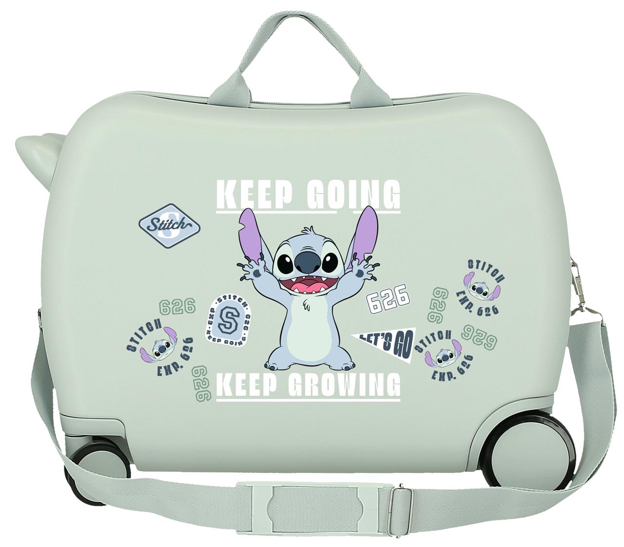 4369811 VALISE INFÉRIEUREABS 4R.(2 MULTI.) 50CM. LE BÂTON CONTINUE