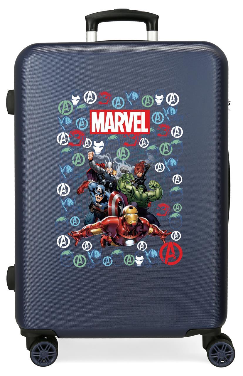 4431821 TROLLEY ABS 68CM.4r.AVENGERS TEAM MARIN