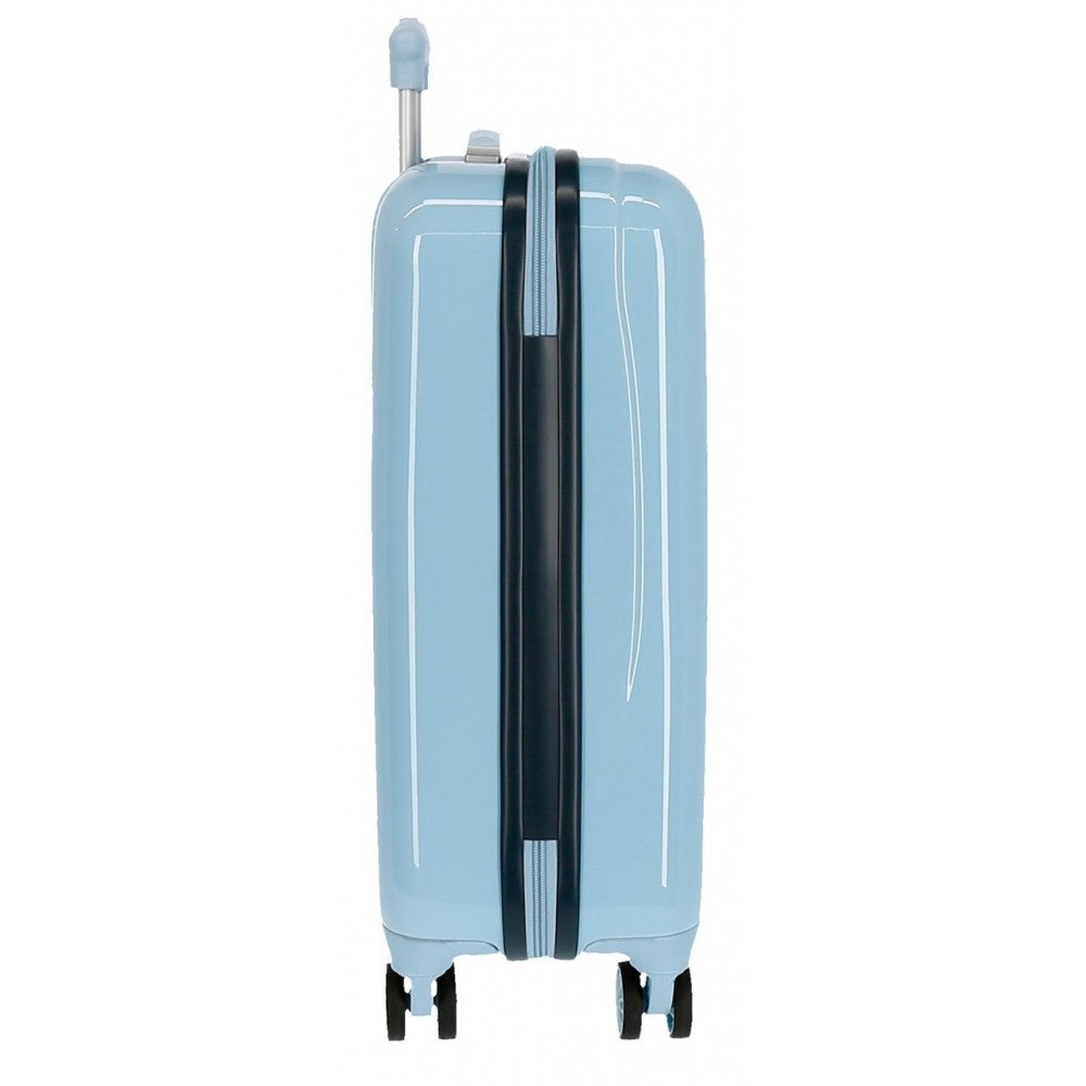Cabin suitcase rigid Little Me Unicorn Light blue