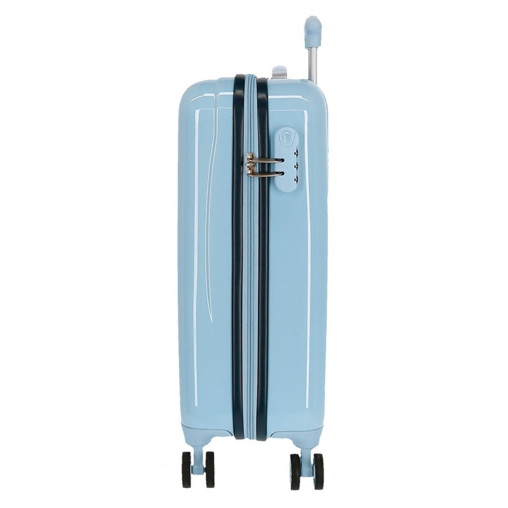 Cabin suitcase rigid Little Me Unicorn Light blue