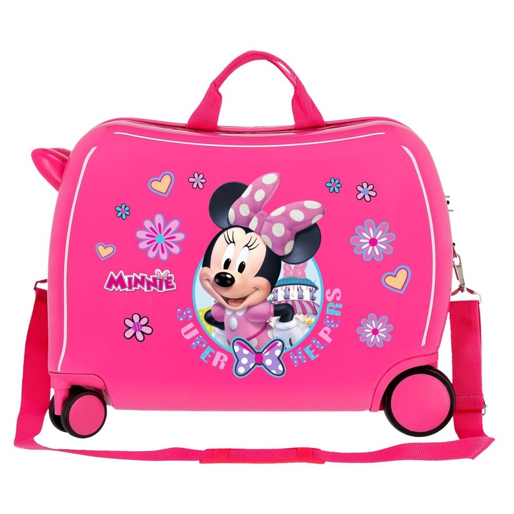 4 -wheel children's suitcase Minnie Super Helpers