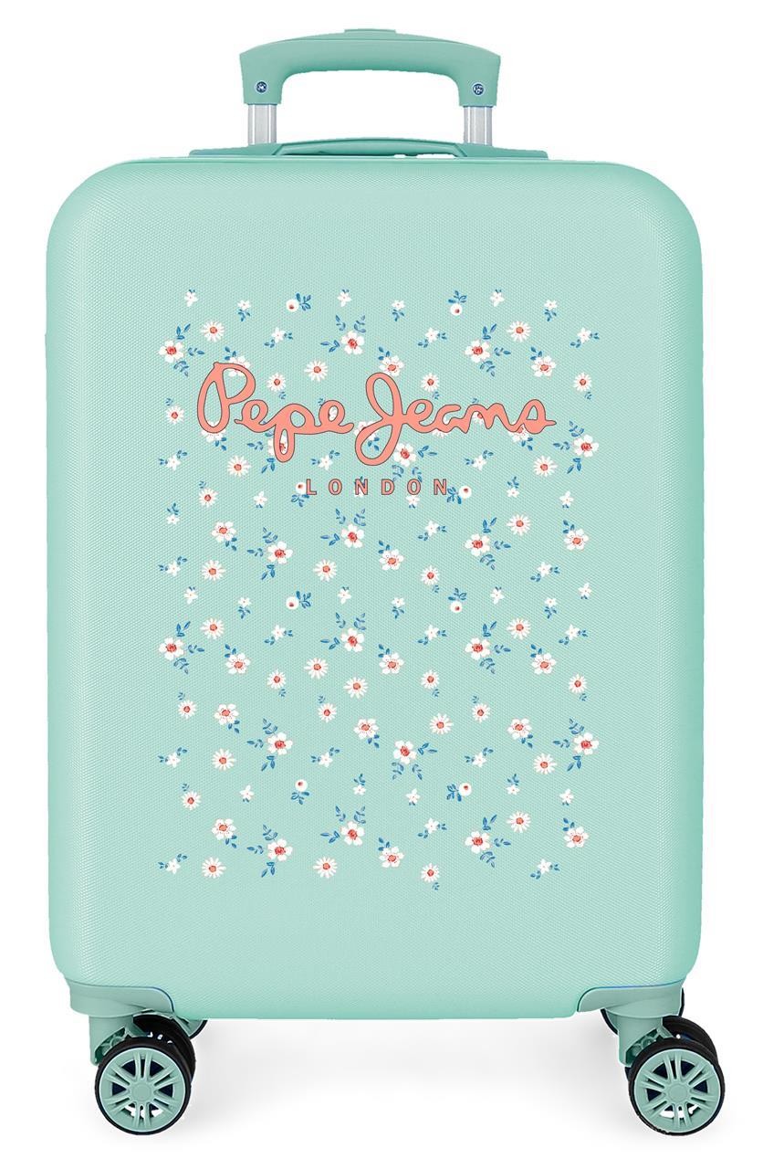 6421122 TROLLEY ABS 55CM. 4R. PJL LESLIE TURQUOISE