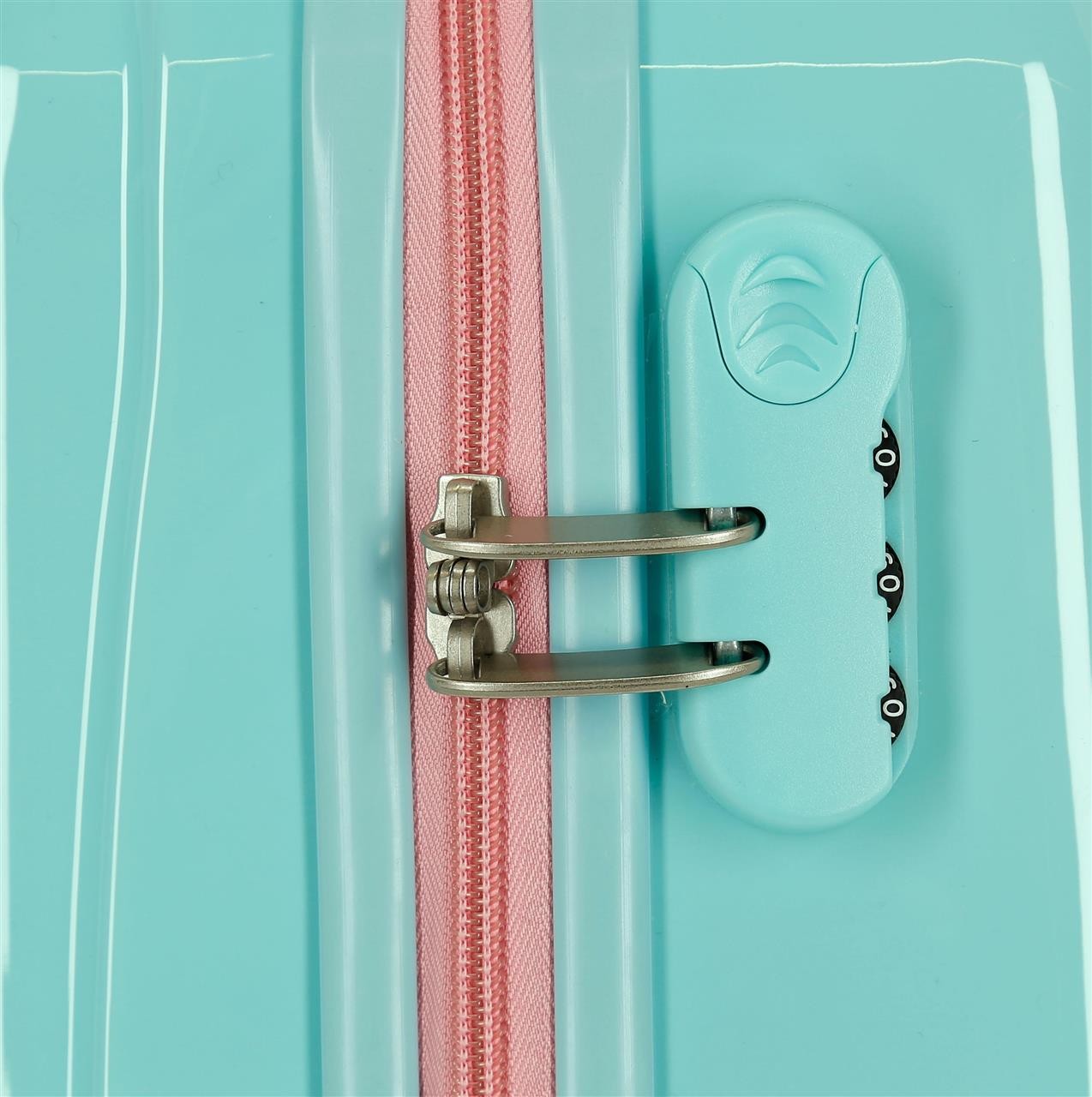 Cabin suitcase Minnie Happy Helpers rigid 55cm Turquoise