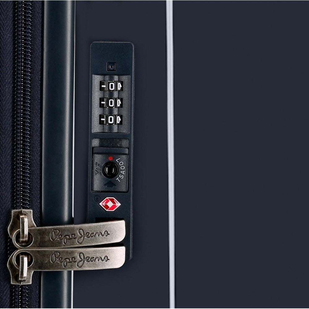 Kabinenkoffer starr 55cm Pepe Jeans EMMA Marineblau