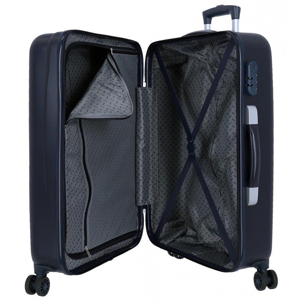 Mittlerer Koffer Minnie starr 68cm Rock Dots Blau