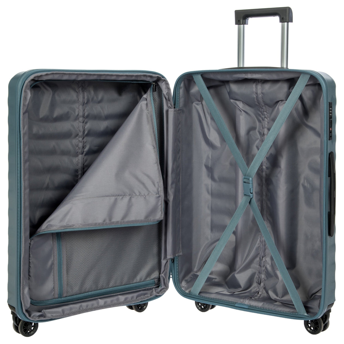 Bric's NAUSICAA MITTLERER KOFFER EXTENSIBLE 70CM GRAU BLAUEN