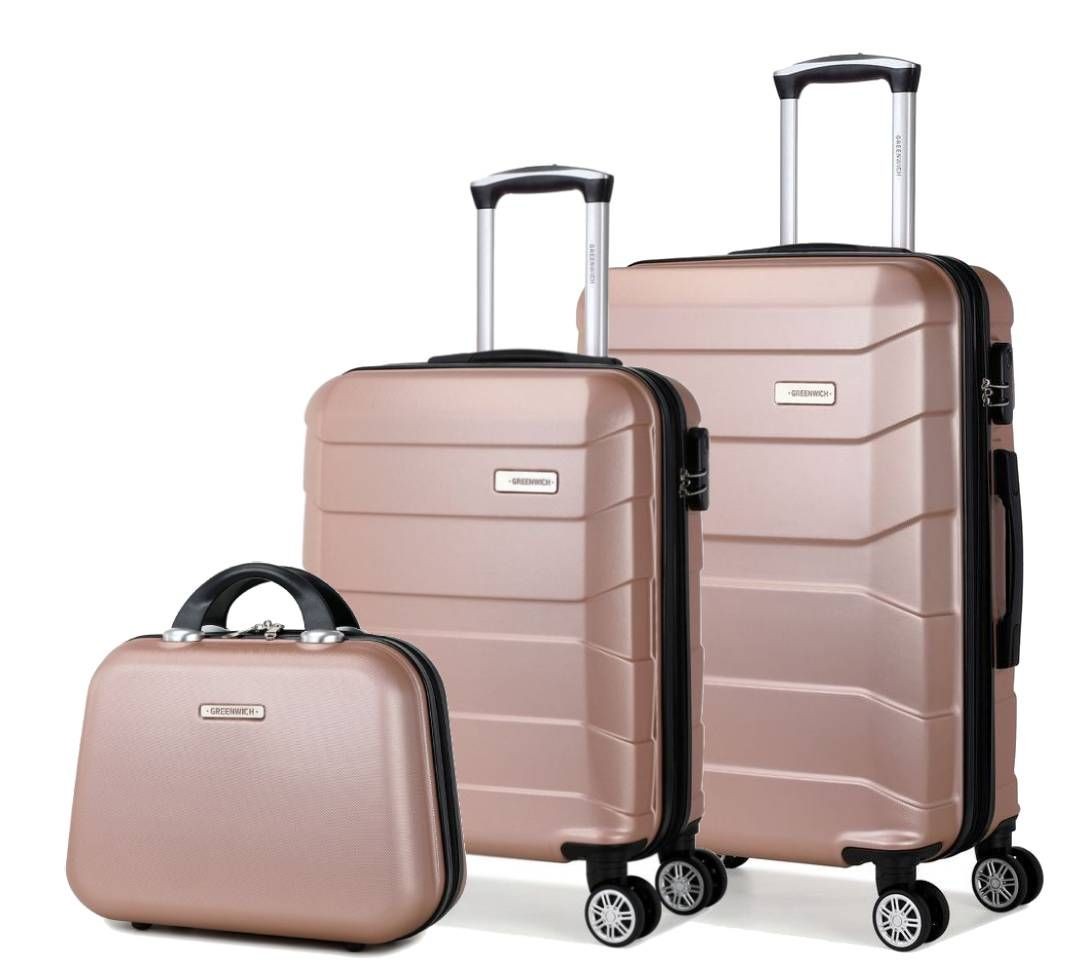 Set of extendable suitcases with Neceser BUDAPEST of Greenwich