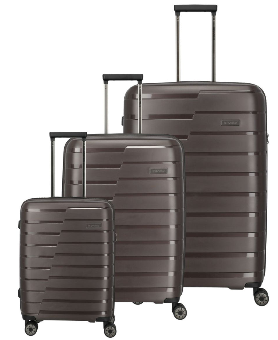Set von starren Koffern TRAVELITE - AIR BASE Anthacite