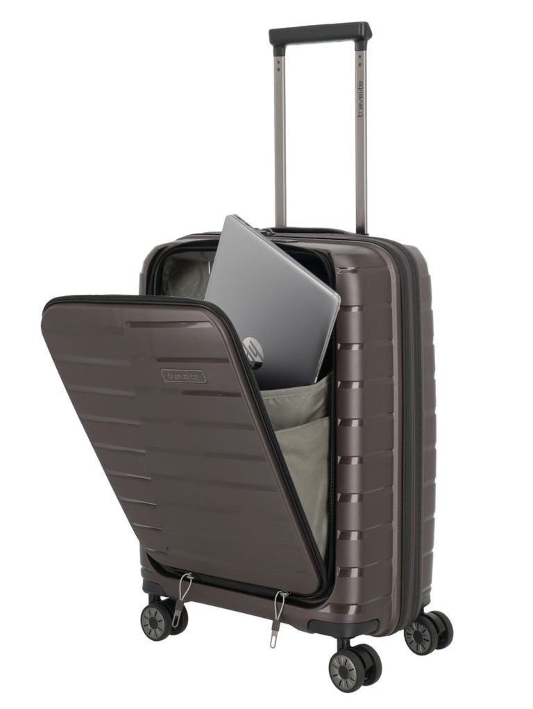 Cabinekoffer Met compartiment voor Pc -TRAVELITE - AIR BASE Anthacite