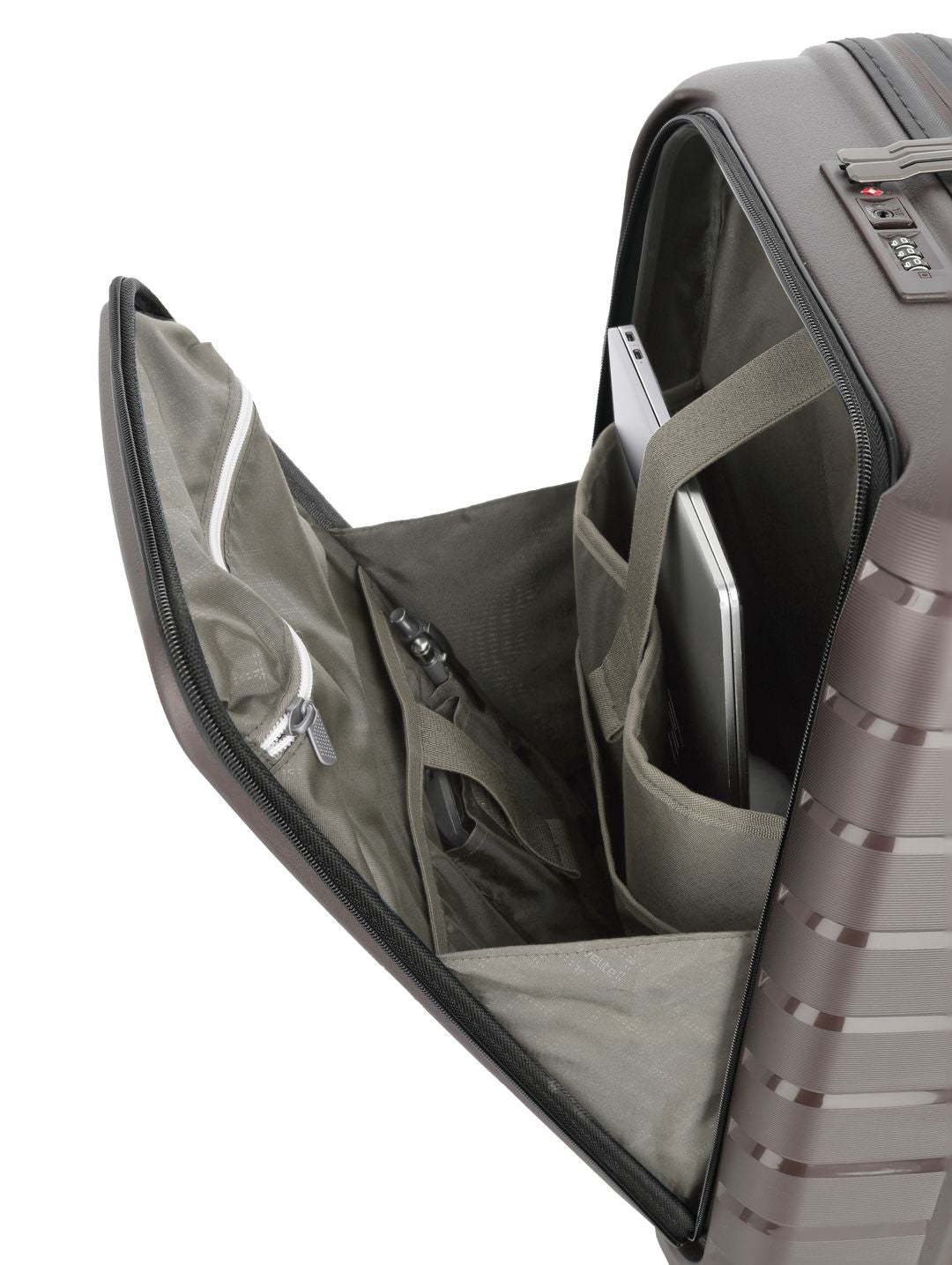 Cabinekoffer Met compartiment voor Pc -TRAVELITE - AIR BASE Anthacite