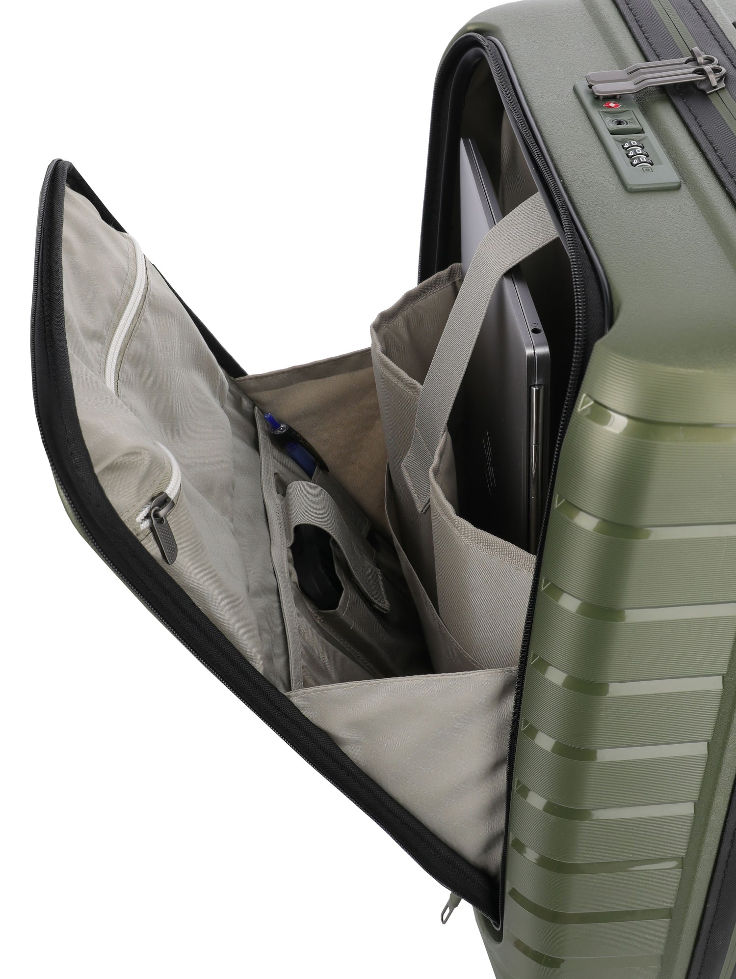 Cabinekoffer Met compartiment voor Pc -TRAVELITE - AIR BASE Anthacite