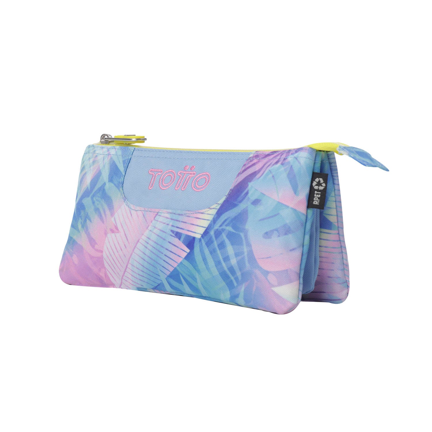 TOTTO Mochila escolar con ruedas Renglones + Estuche Tablero - 0FB Prisma