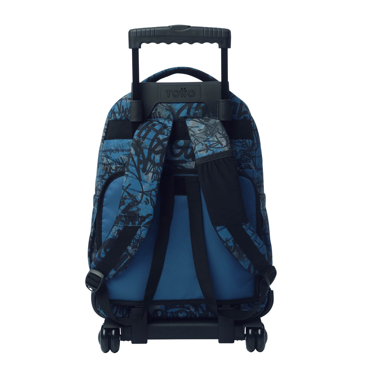 TOTTO Sac à dos scolaire avec roues de lignes + boîtier de tableau de bord - 4ec graphique urbain