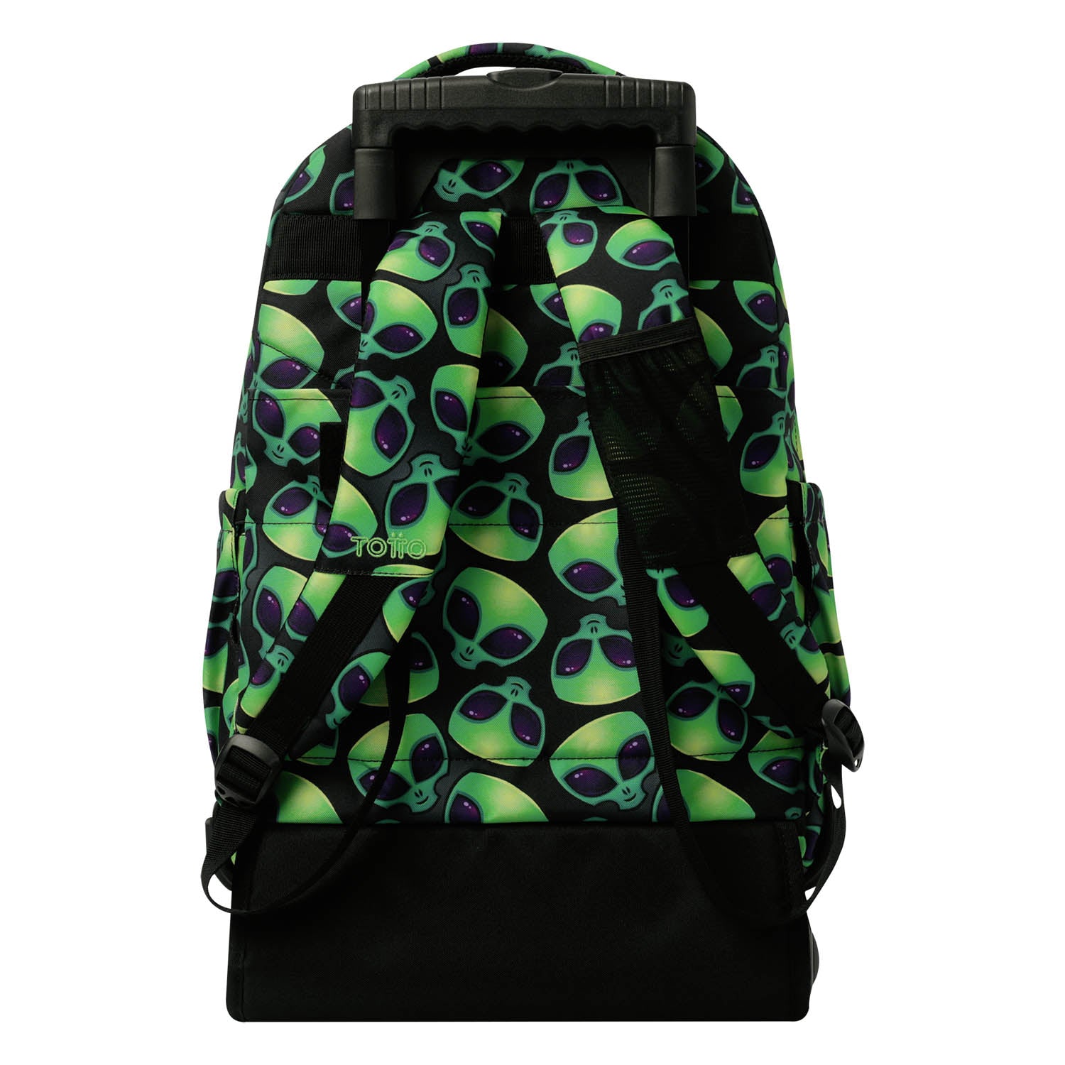 TOTTO Mochila escolar con ruedas Renglones + Estuche Tablero - 6DS Ali