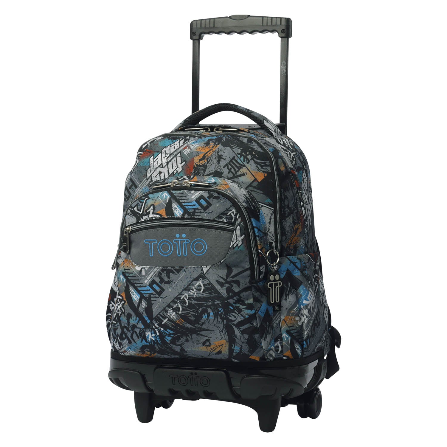 TOTTO School backpack with lines wheels + booth case - 7yl okubo