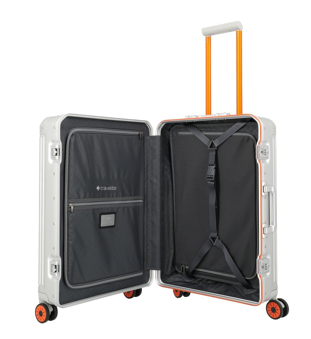 TRAVELITE – Maleta Mediana ALUMINIO NEXT 2.0 – 67cm