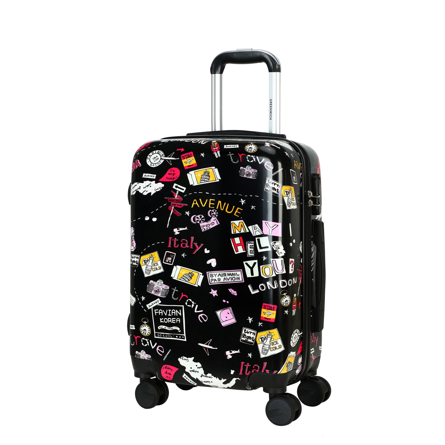 Greenwich Dois jogos de mala Maracaibo Mediana + pequeno + Neceser