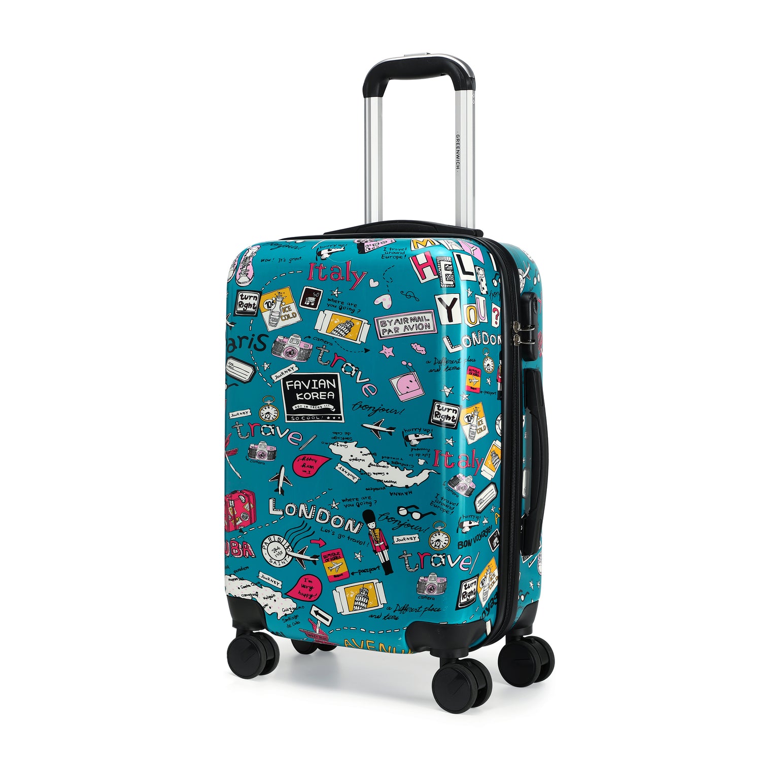 Koffer mit Neceser MARACAIBO Greenwich