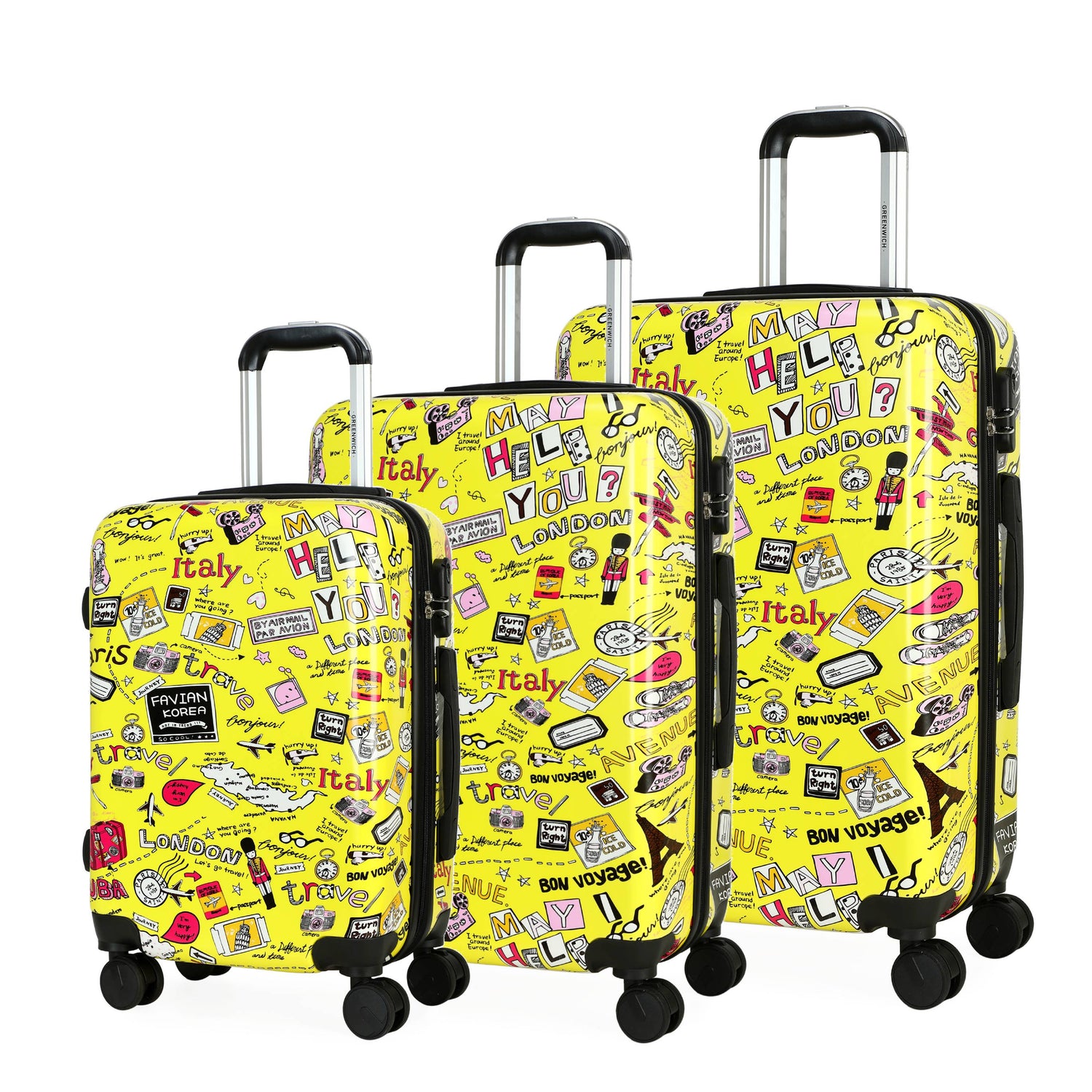 Greenwich Set of suitcases MARACAIBO Greenwich