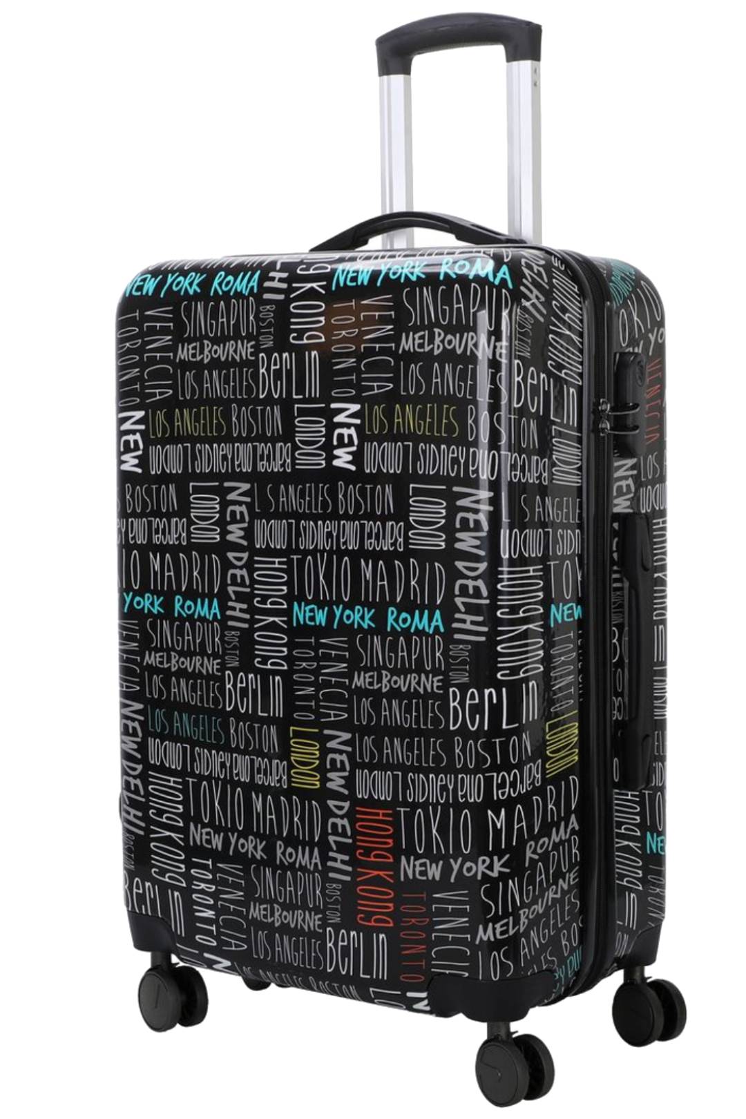 4 -Pyörämatka matkalaukku BERLIN Suurikokoinen