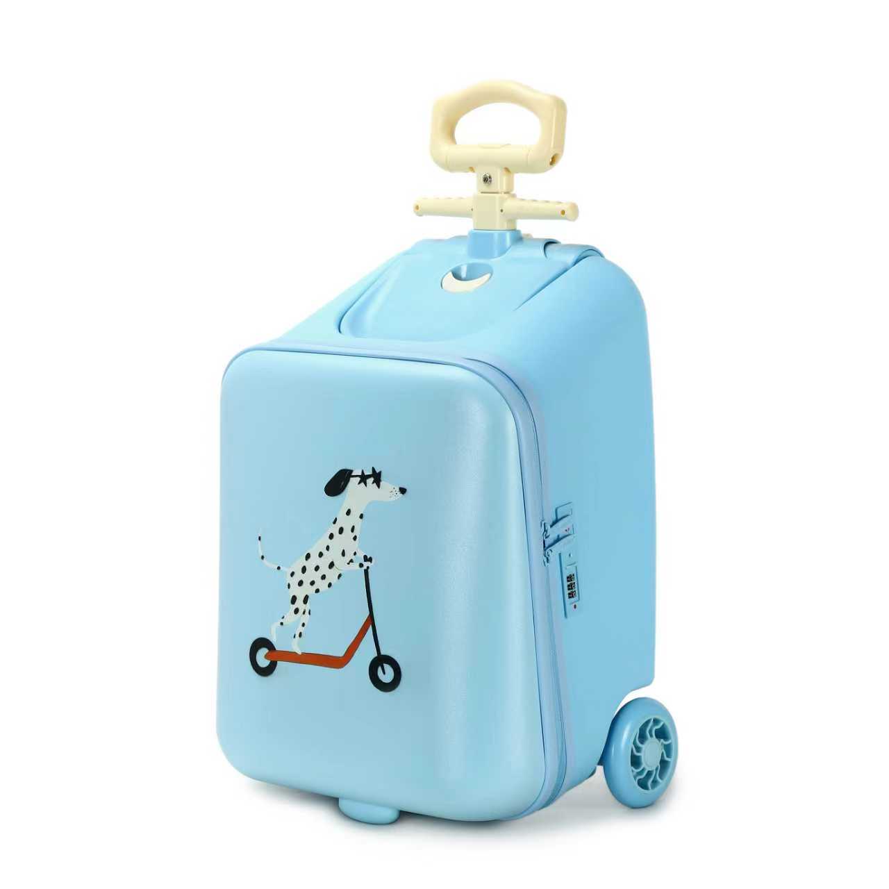 GREENWICH mala com cadeira de criança DALMATIAN