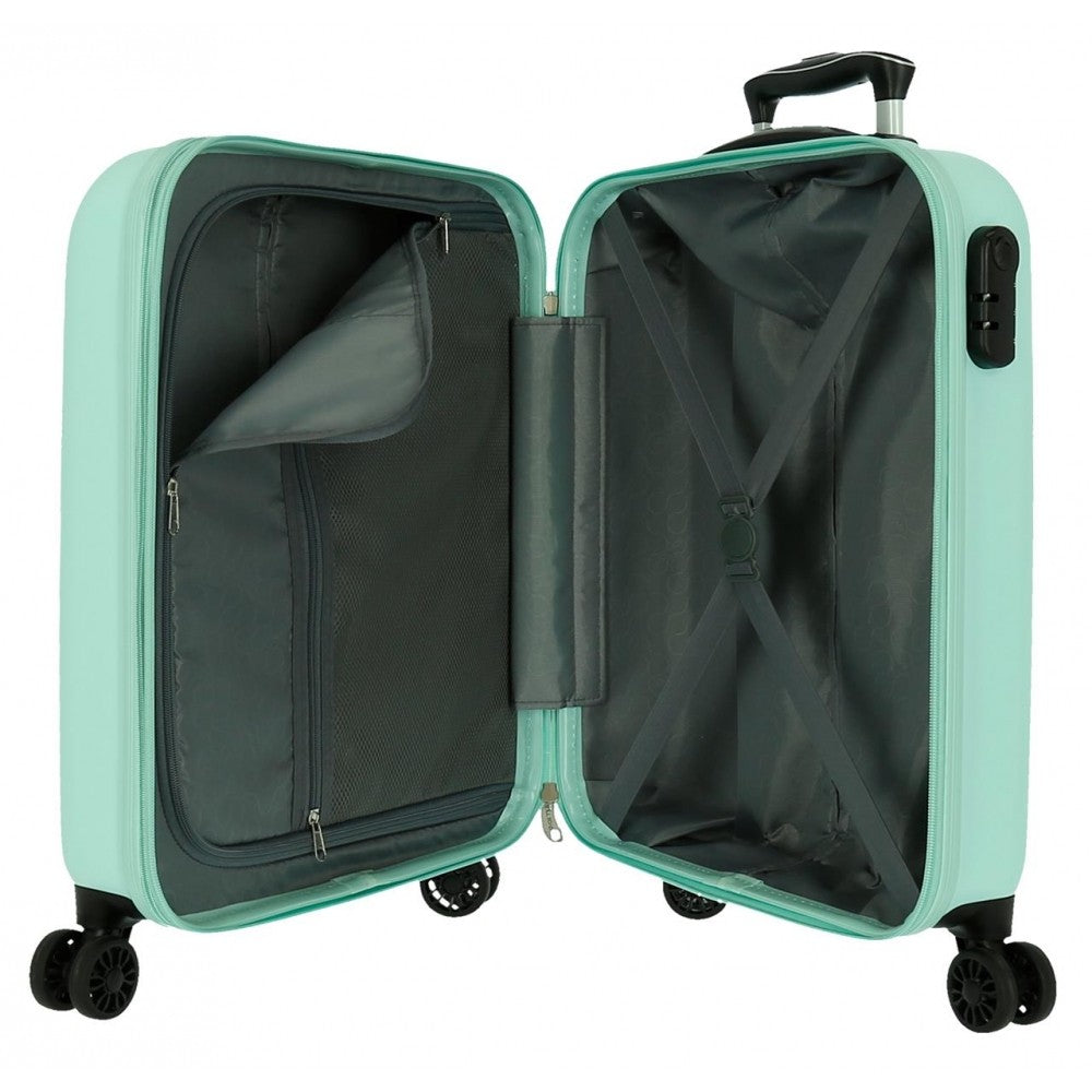 Valise cabine Roll Road Camboya turquoise extensible