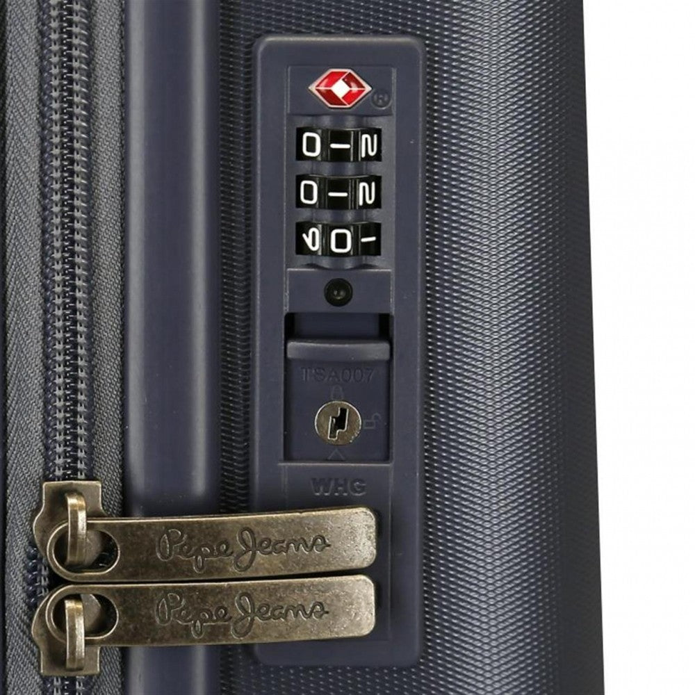 Cabin suitcase Pepe Jeans Highlight Blue