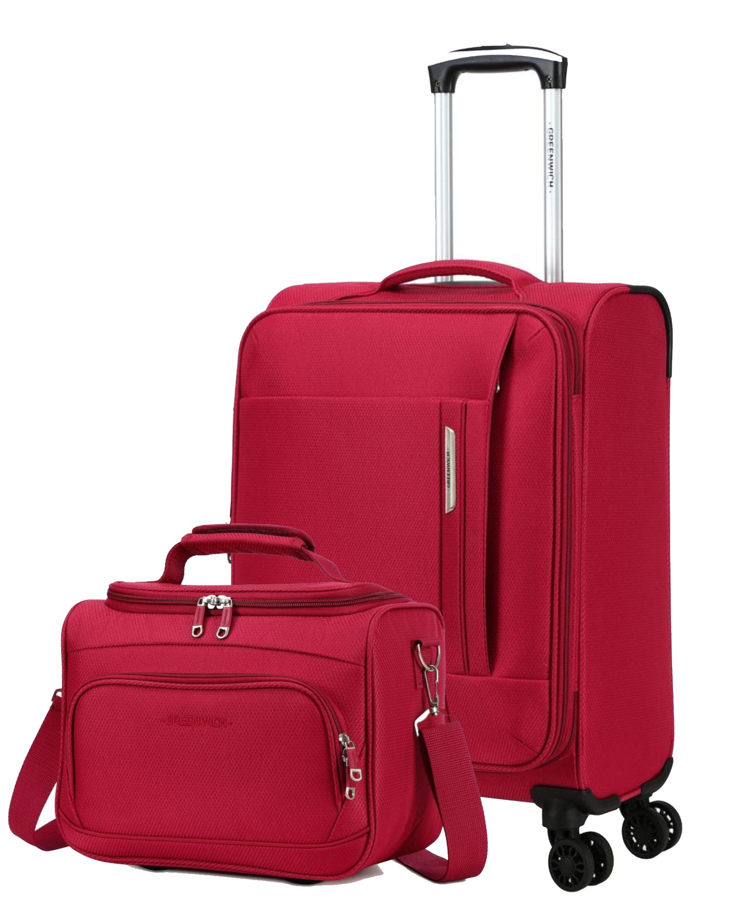 GREENWICH SET VAN Cabinekoffer ECO-RECYCLED TUNEZ EN NECESER