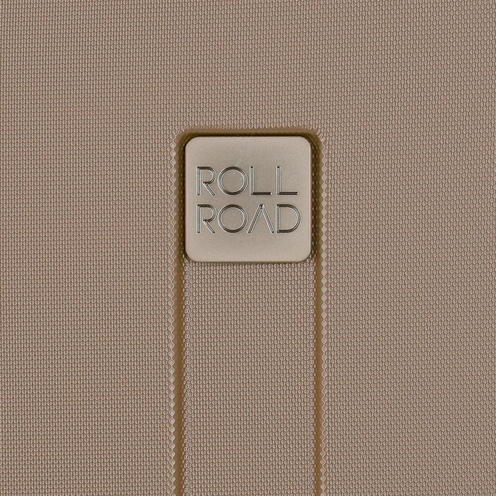 Cabin suitcase Roll Road Camboya Rigid 55cm Champagne