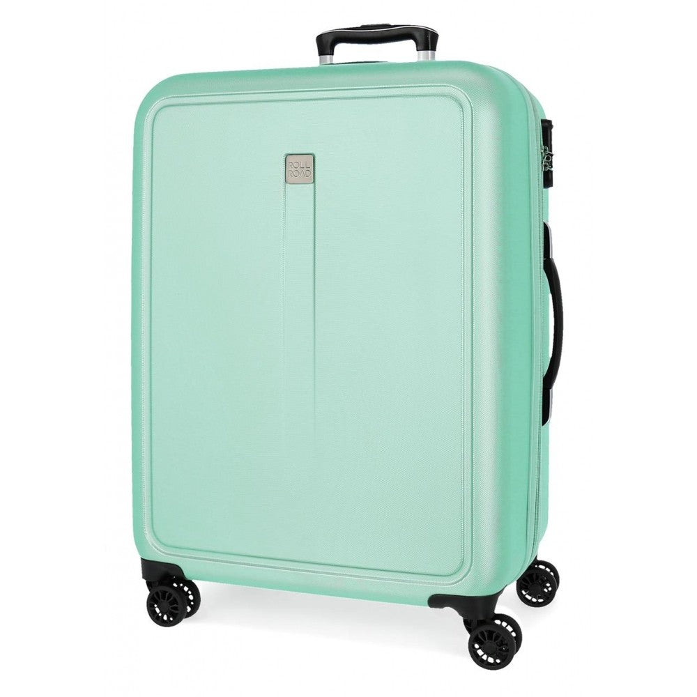 Medium suitcase Roll Road Camboya Rigid 68cm Turquoise