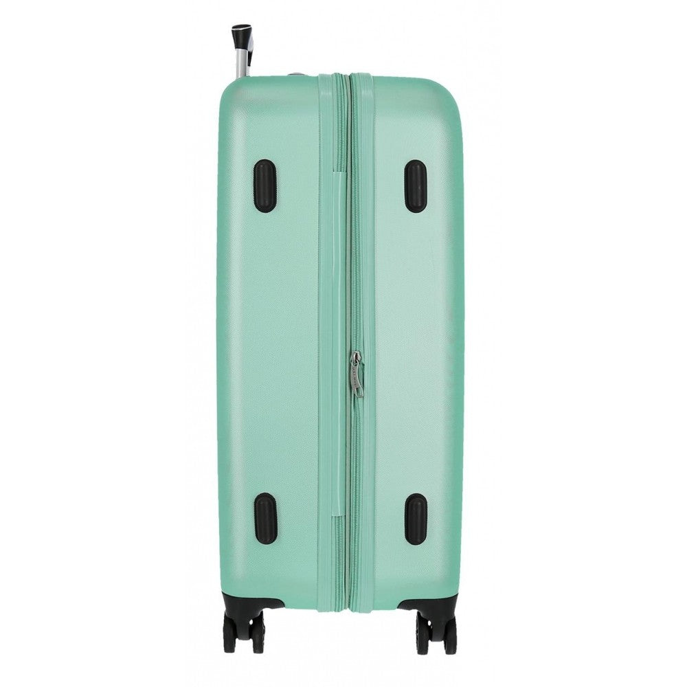 Medium suitcase Roll Road Camboya Rigid 68cm Turquoise