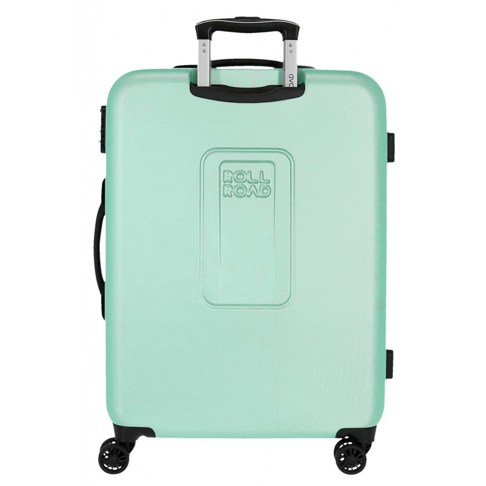 Medium suitcase Roll Road Camboya Rigid 68cm Turquoise
