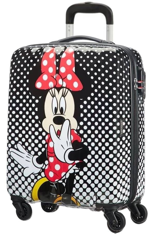 Mala de cabine spinner 4 rodas Minnie Polka Dot Disney Legends