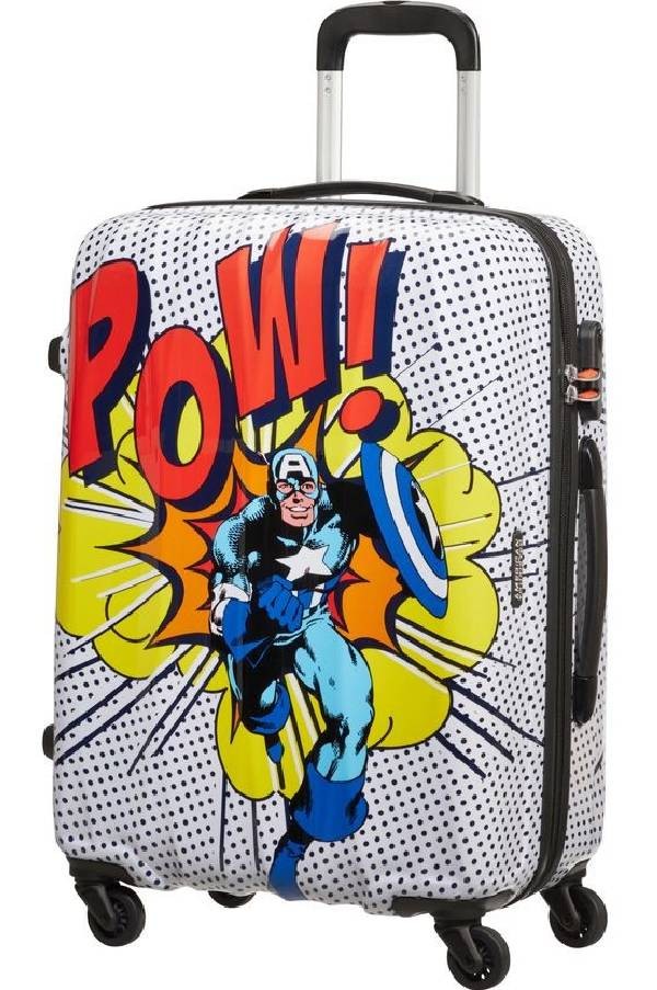 Medium suitcase CAPITAN AMERICA POP ART