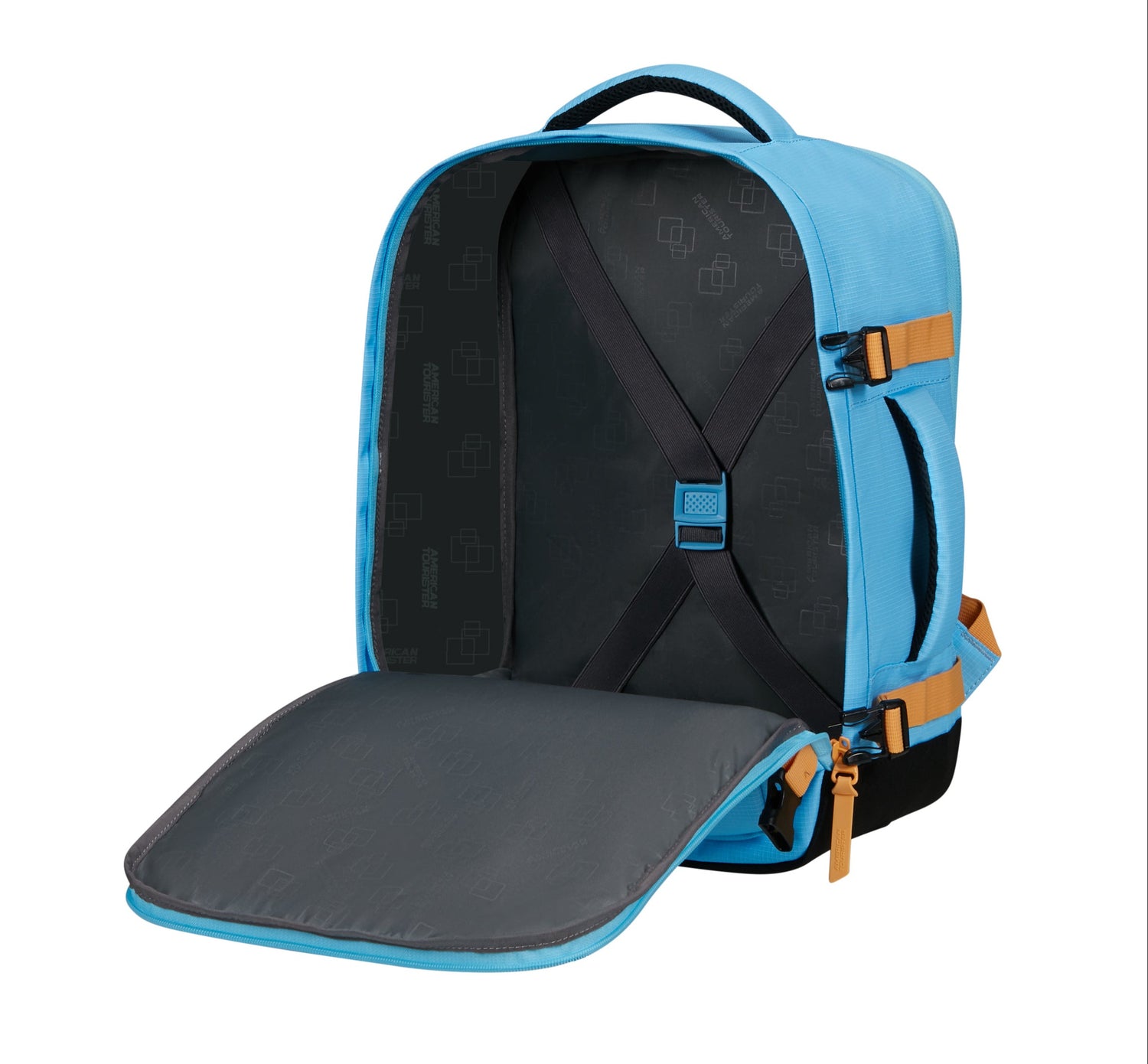 Pack maleta de cabina SOUNDBOX + mochila de viaje TAKE2CABIN de AMERICAN TOURISTER