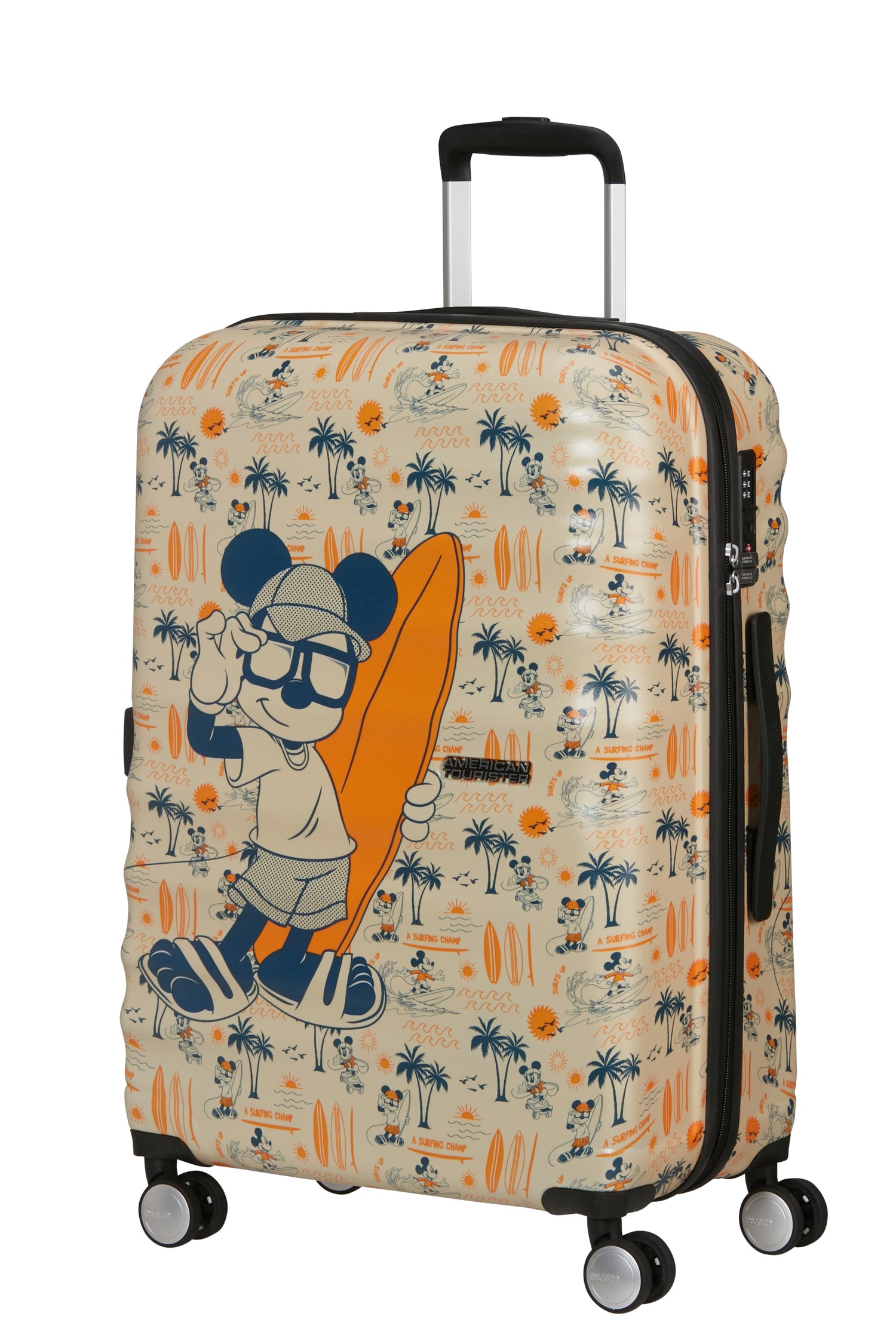 Medium suitcase 67cm Disney Stitch Flower of WAVEBREAKER