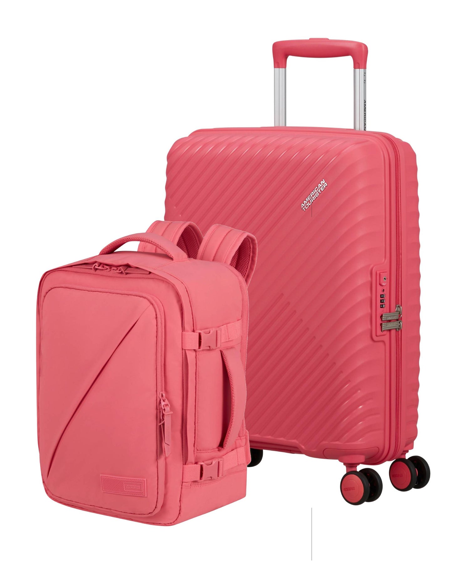Pack Valise cabine DIABLAST + sac à dos de voyage TAKE2CABIN MS PUFF AMERICAN TOURISTER