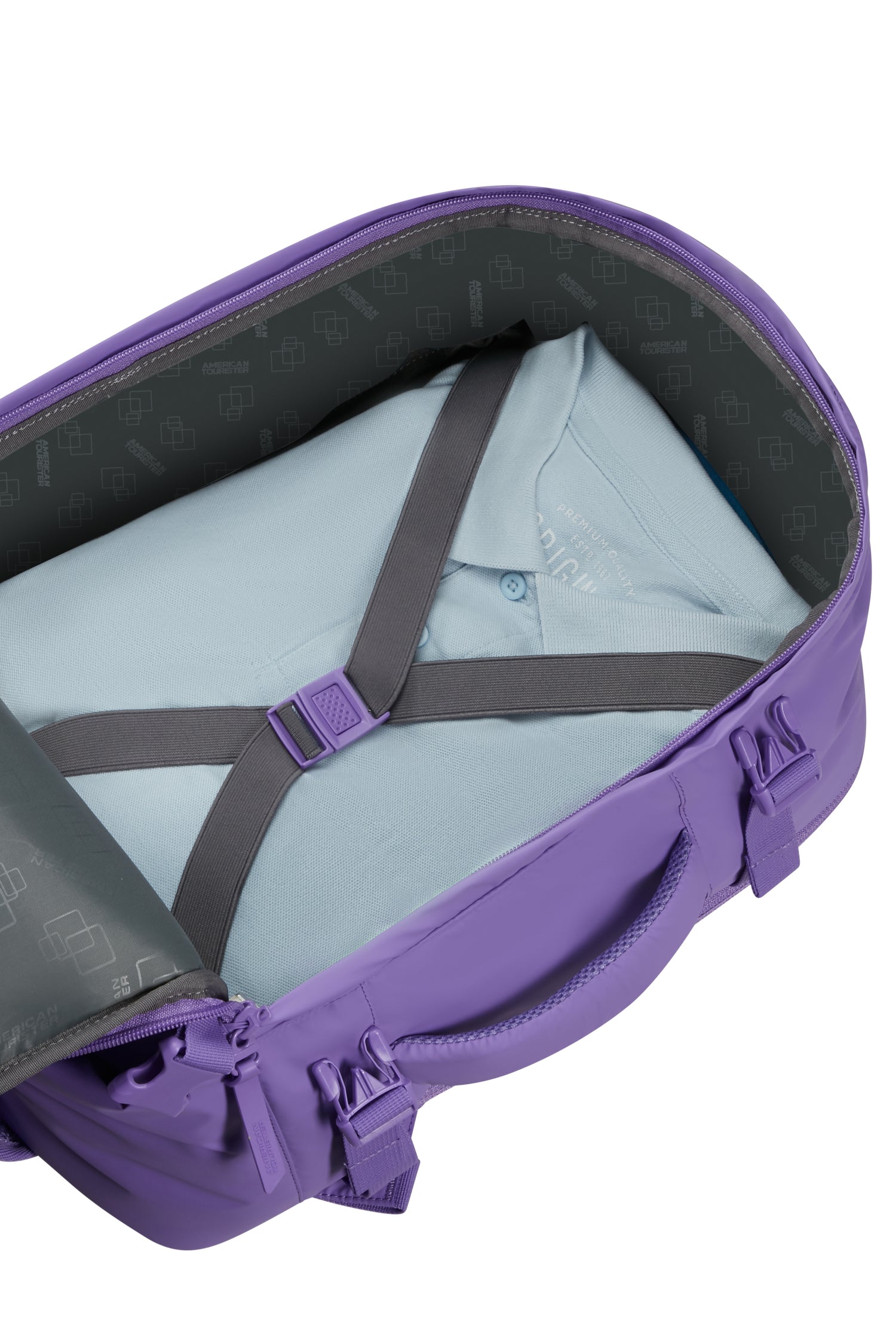 Pack Cabin suitcase DIABLAST + travel backpack TAKE2CABIN MS PUFF AMERICAN TOURISTER