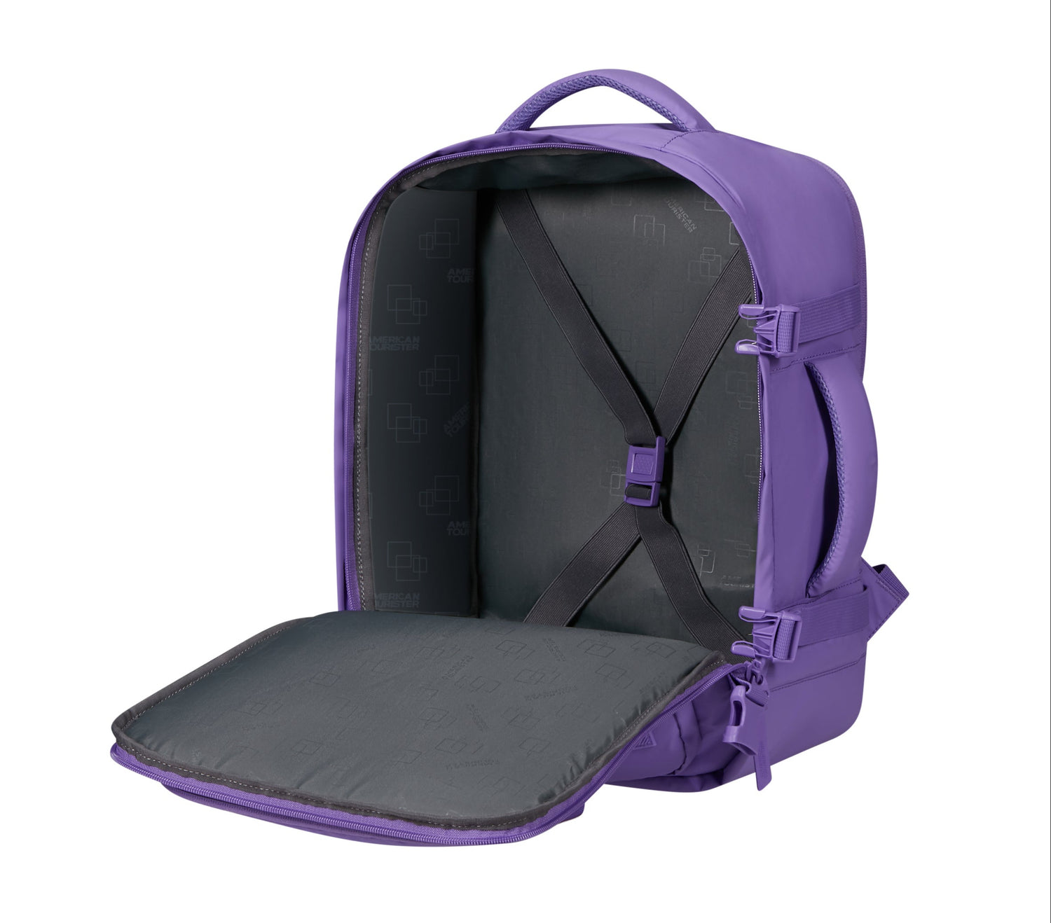 Pack Cabin suitcase DIABLAST + travel backpack TAKE2CABIN MS PUFF AMERICAN TOURISTER