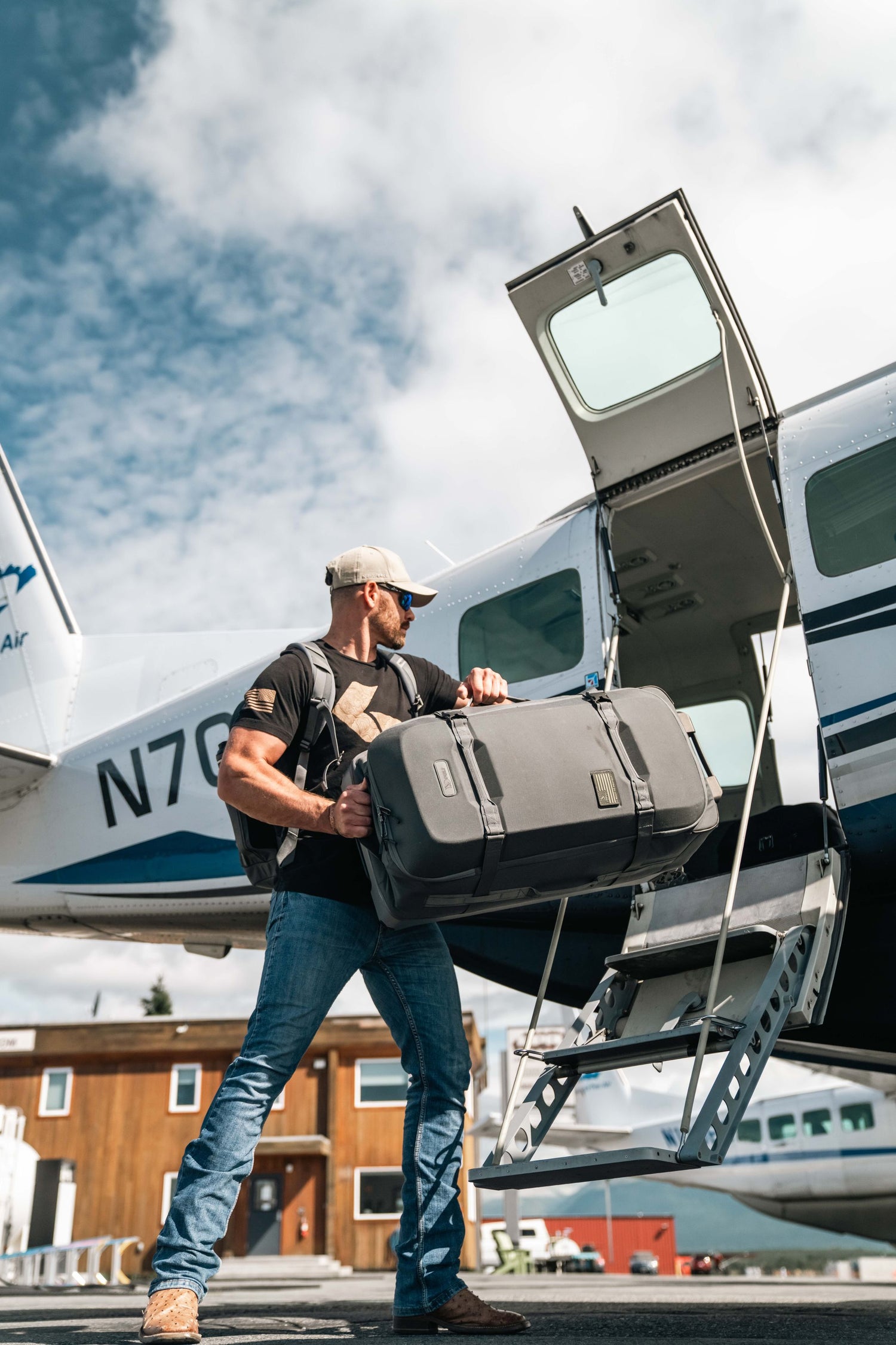 PELI BOLSA DE VIAJE AEGIS GRANDE HIBRIDA CON 2 RUEDAS