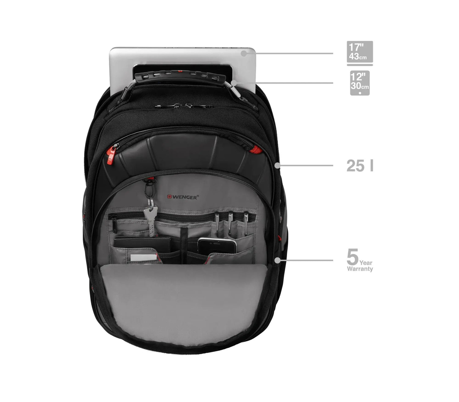 WENGER Mochila para portátil PEGASUS de 17"