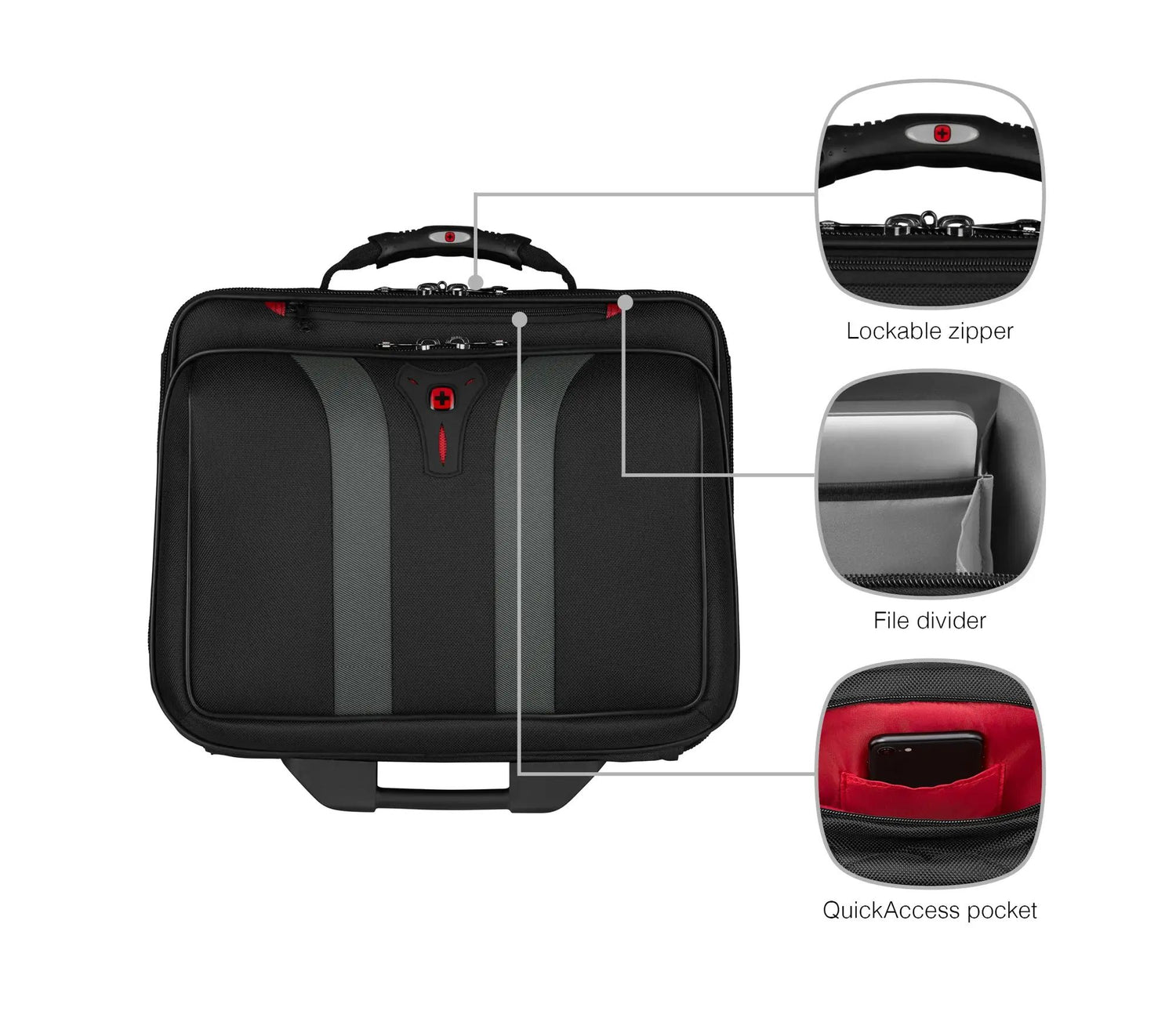 WENGER Maletín con Ruedas para portátil 15,6" GRANADA