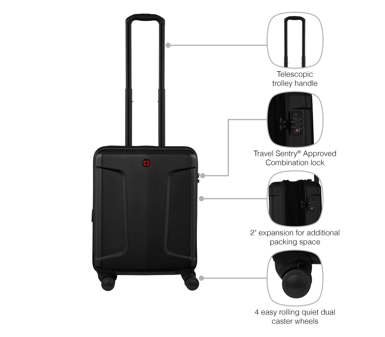 WENGER Matkalaukku matkustamoon Legacy- DC Extensible 54 cm