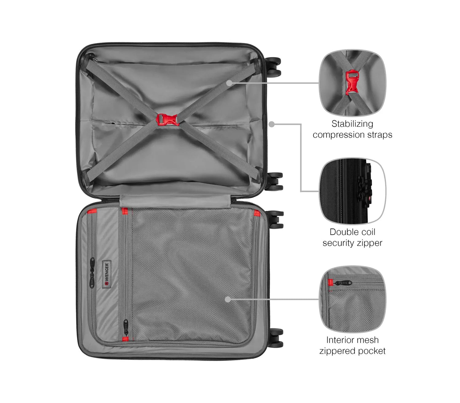 WENGER Matkalaukku matkustamoon Legacy- DC Extensible 54 cm