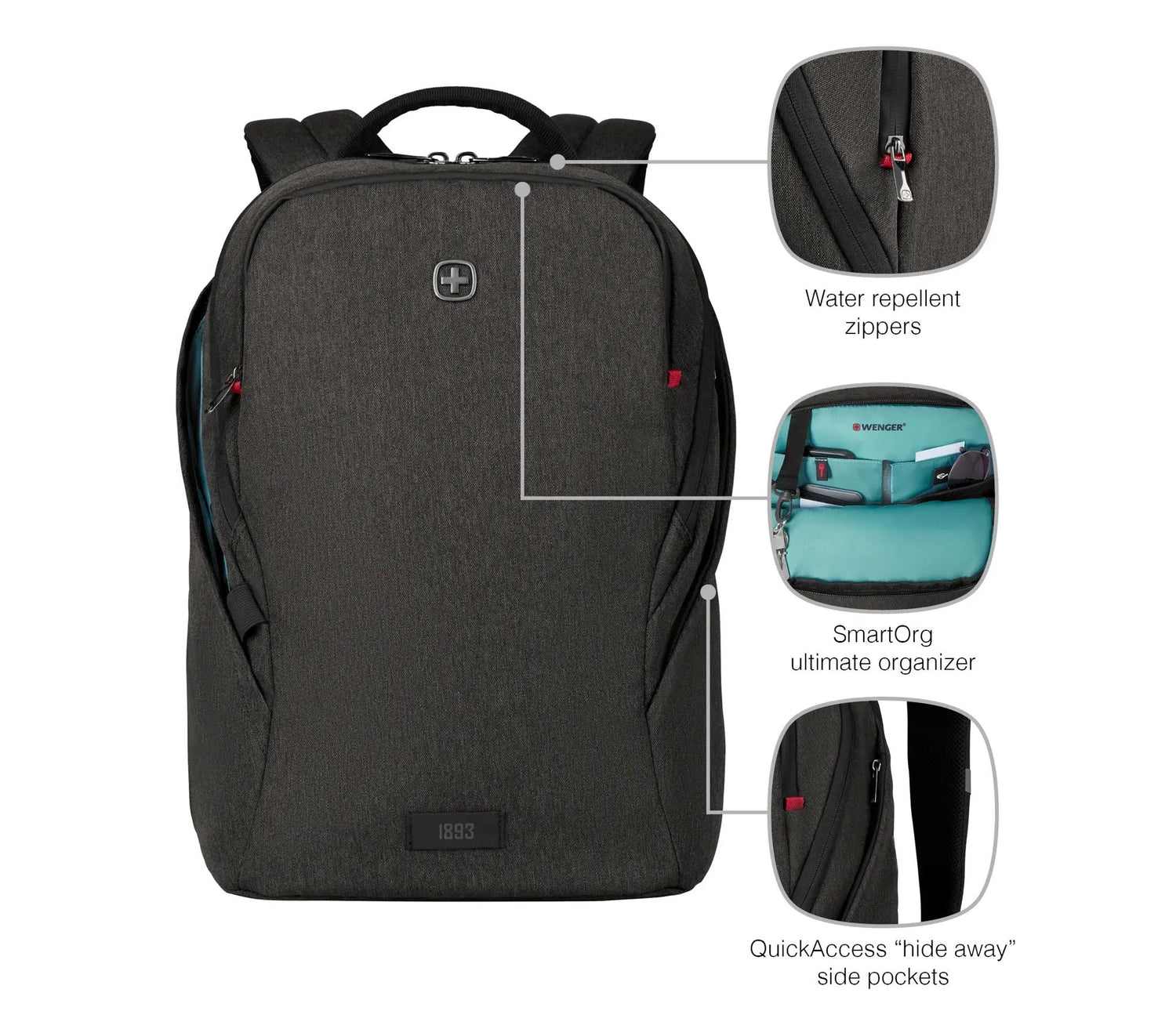 WENGER MX LIGHT Mochila para portátil de 16" con bolsillo para Tablet