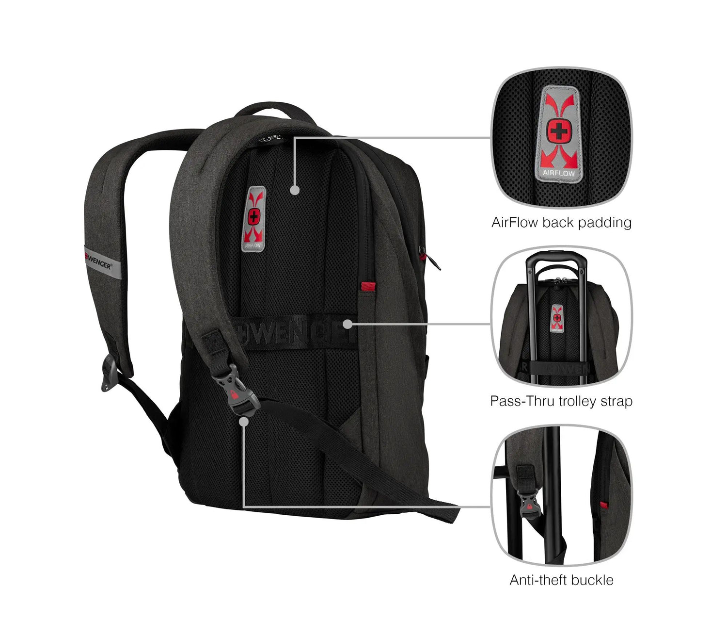 WENGER MX LIGHT Mochila para portátil de 16" con bolsillo para Tablet