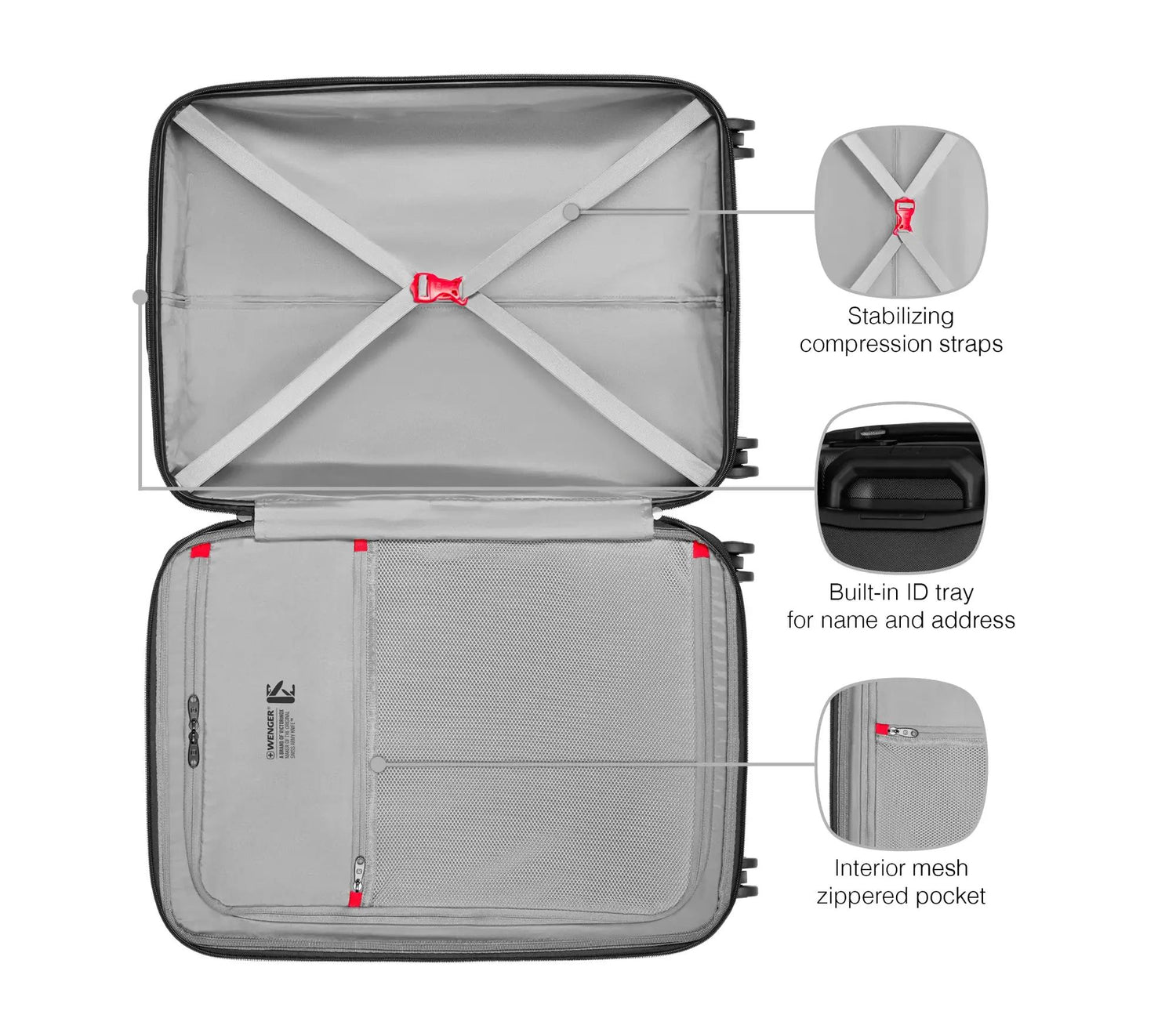 WENGER Maleta Mediana PRYMO Extensible 65cm